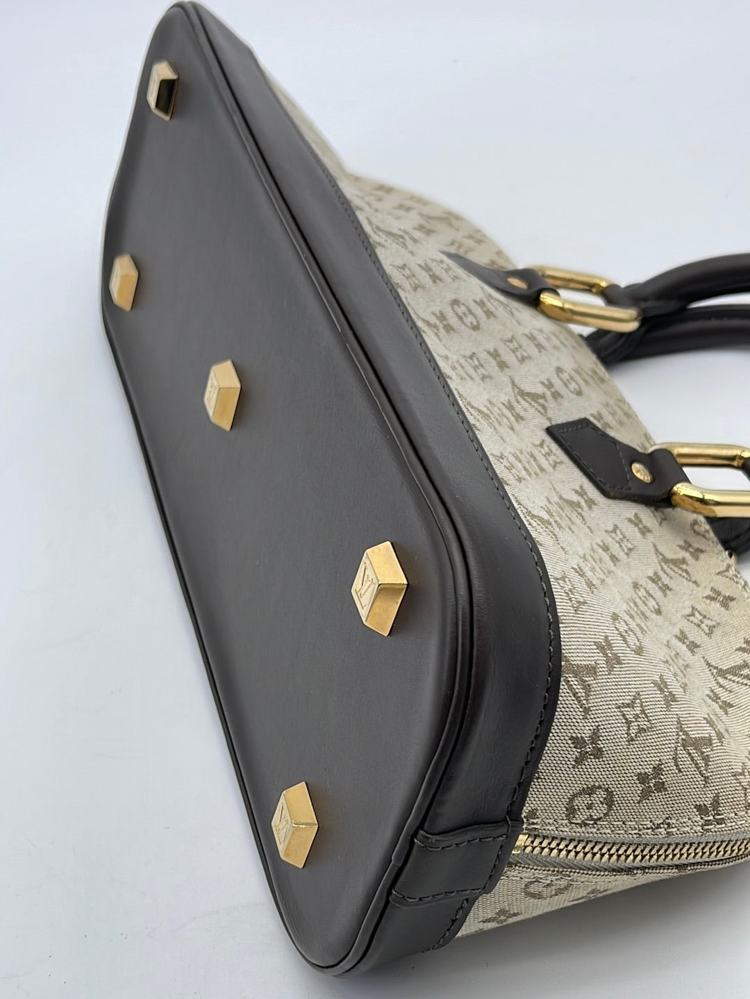 Louis Vuitton Vintage Monogram Mini Lin Alma Long Handle Bag - Handle Bags,  Handbags