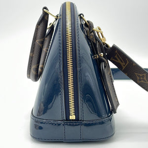 PRELOVED Louis Vuitton PURPLE Vernis Alma BB Crossbody Bag SN1124
