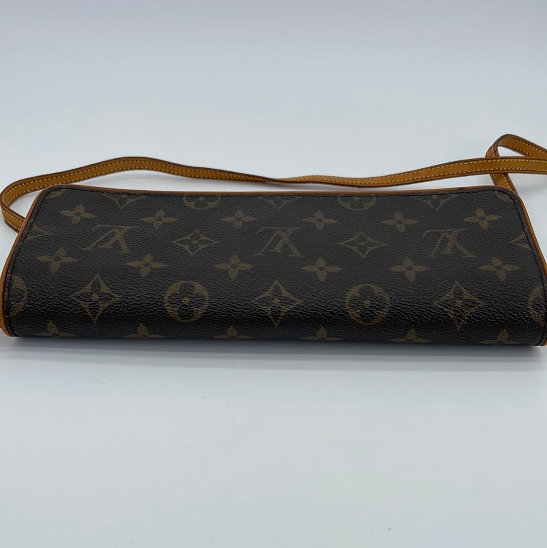 Preloved Louis Vuitton Discontinued Pochette Twin GM Monogram Crossbody Bag CA1000 072623