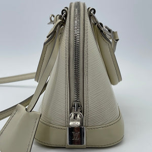 Alma bb leather crossbody bag Louis Vuitton Orange in Leather - 14635210