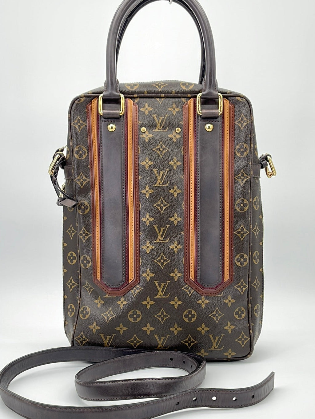 PRELOVED Louis Vuitton Bequia Porte-Document Handbag AR2087 011624