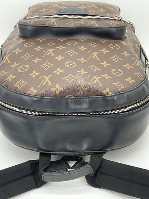 Louis Vuitton Josh Backpack Monogram Macassar Cowhide Leather Trim –  EliteLaza
