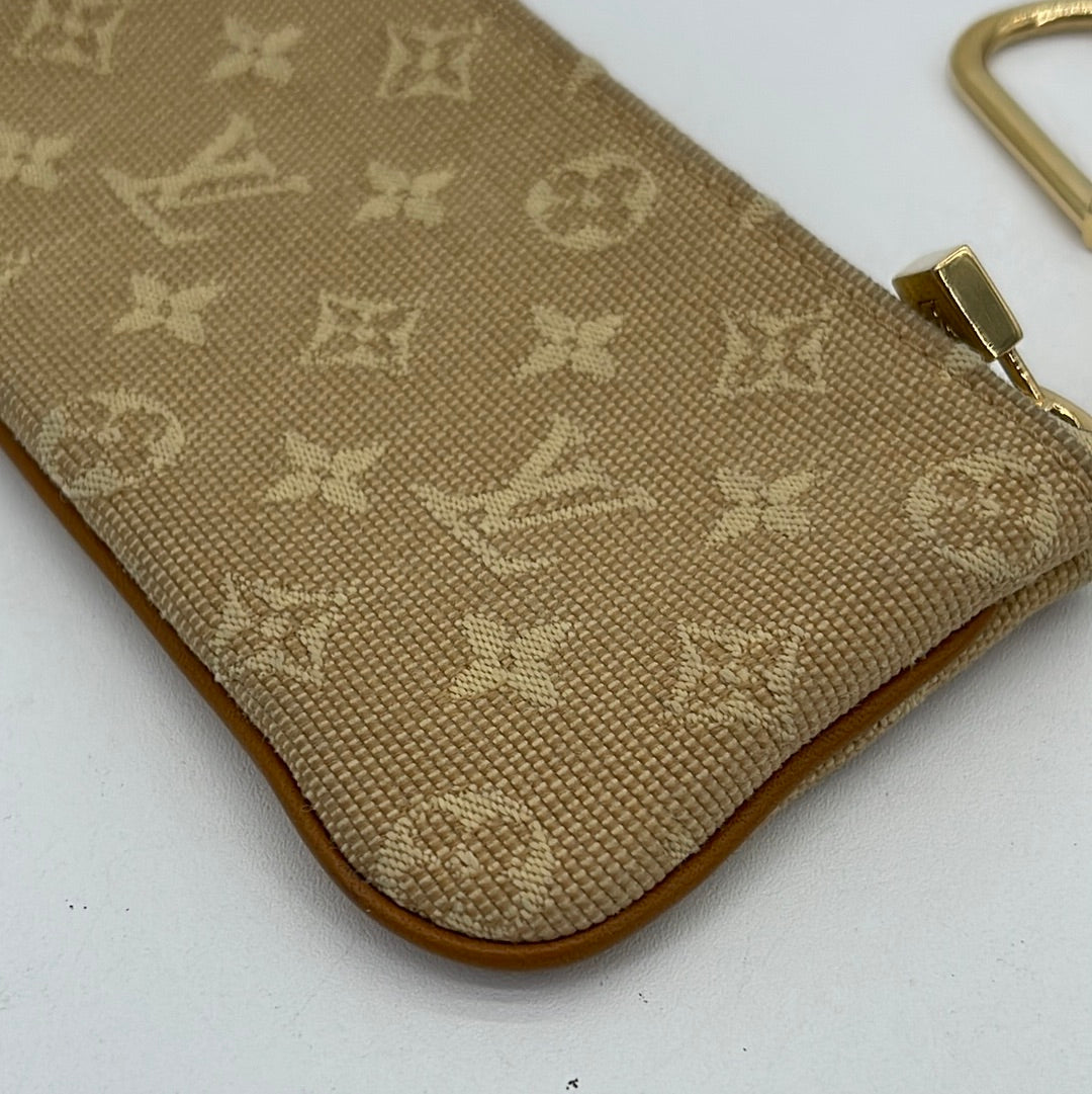 PRELOVED Louis Vuitton Monogram Min Lin Pochette Cles Wallet Coin Key Pouch CT1196 062323