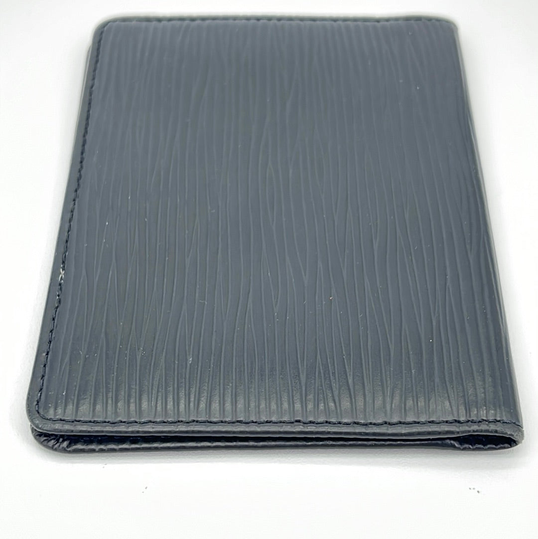 PRELOVED Louis Vuitton Black Epi ID Card Case SP1022 060923