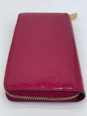 Preloved Louis Vuitton Pink Monogram Vernis Zippy Wallet CA4182 052423