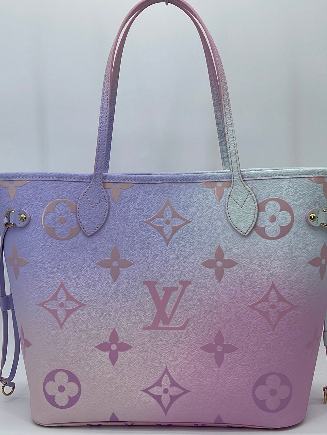 Preloved Limited Edition Louis Vuitton Neverfull MM Sunrise Pastel