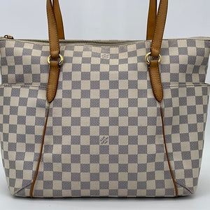 PRELOVED Louis Vuitton Damier Azur Canvas Totally MM Bag MB3151 062023 $100 OFF