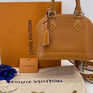 PRELOVED Louis Vuitton Honey Gold Epi Leather Alma BB Crossbody