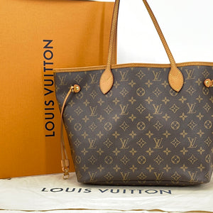 Louis Vuitton Brown Monogram Neverfull Damier MM Bag