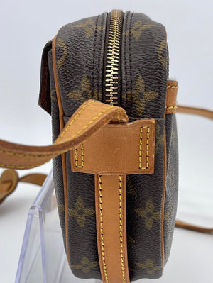 Louis Vuitton, Bags, Authentic Louis Vuitton Jeune Fille Classic Monogram  Canvas Crossbody Brown Gold