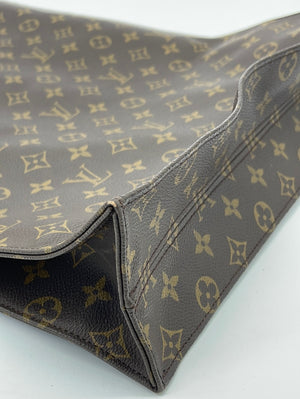 Preloved Louis Vuitton Monogram Leather Sac Plat GM Tote MI8911 062723