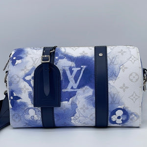 PRELOVED Louis Vuitton City Water Color Monogram Keepall Bandolier Bag –  KimmieBBags LLC
