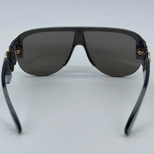 Preloved Versace Mirror Medusa Shield Sunglasses with Case 73 051723