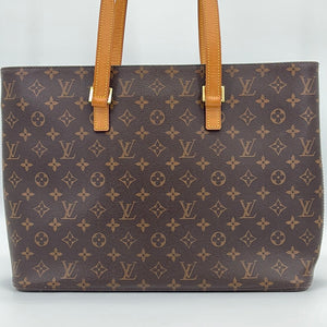 Brown Louis Vuitton Monogram Luco Tote Bag