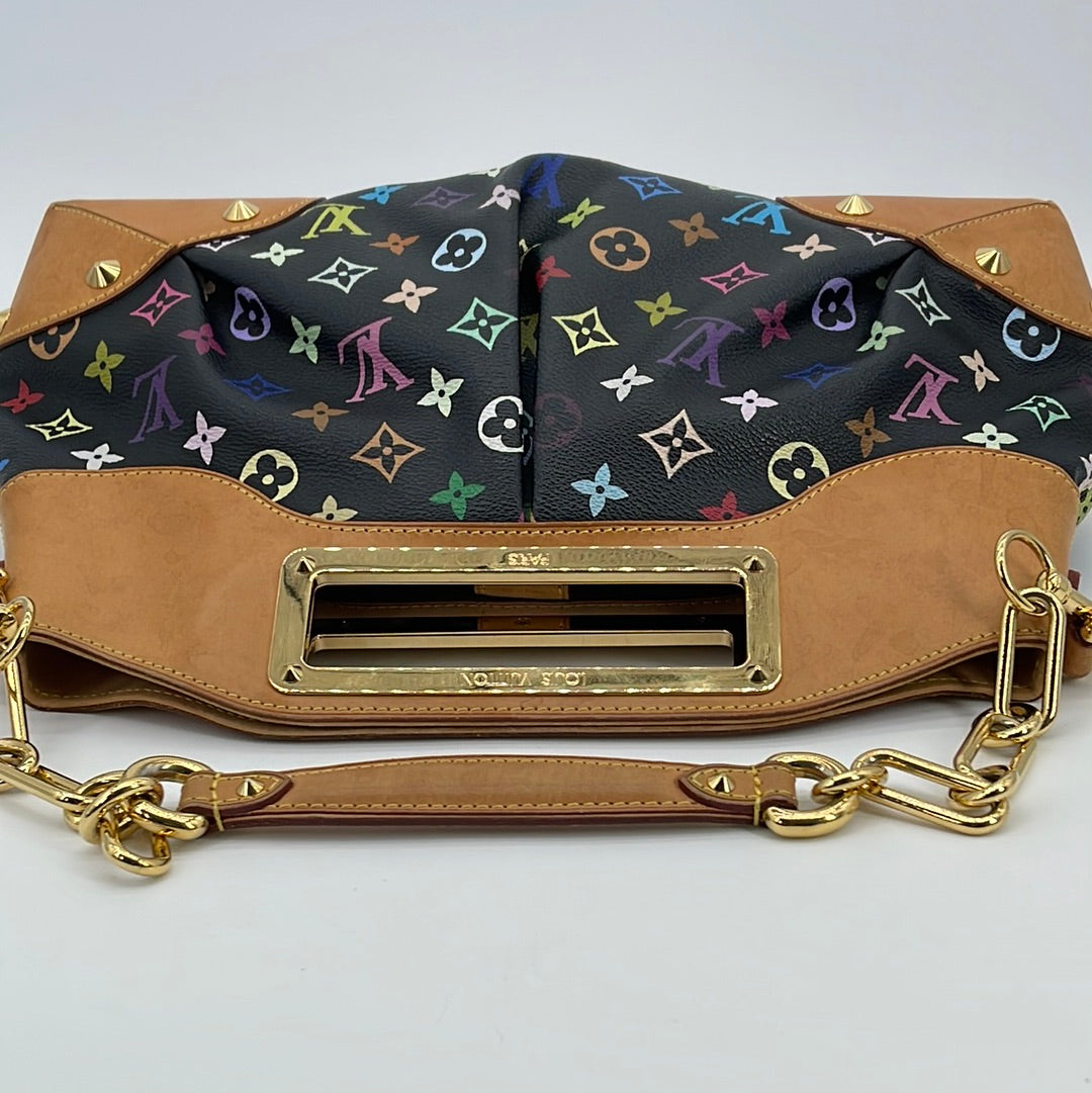 LOUIS VUITTON Handbag Gold Chain Judy MM Monogram multicolor M40255 wh –  Japan second hand luxury bags online supplier Arigatou Share Japan