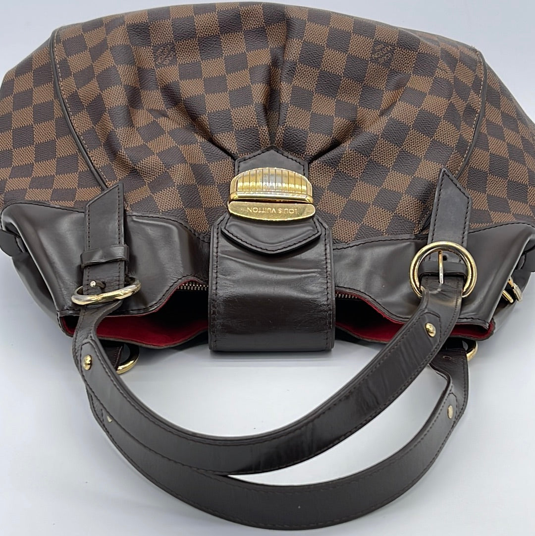 Louis Vuitton pre-owned Sistina PM shoulder bag, Louis Vuitton Intarsia  Jacquard Heart T Shirt