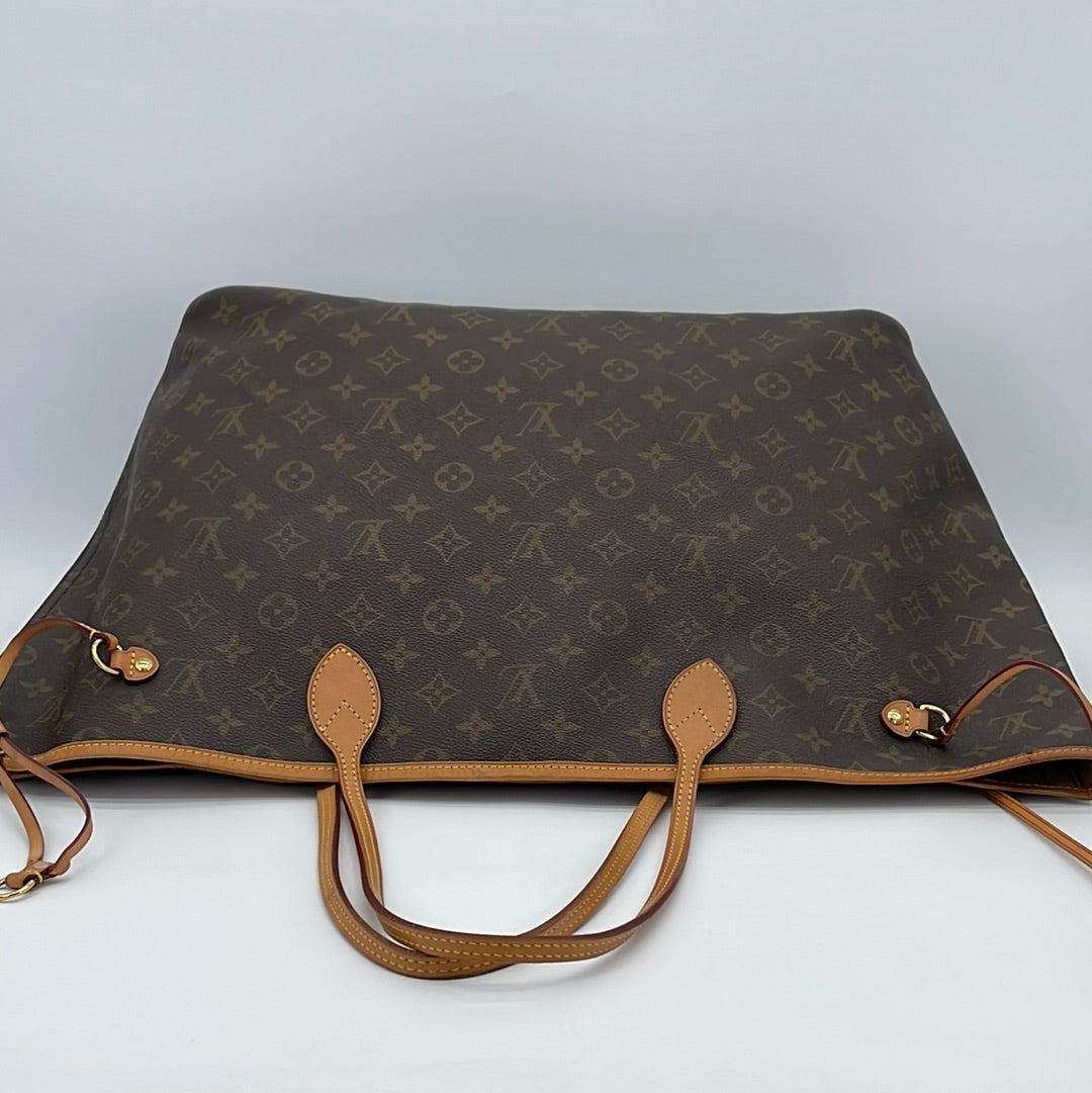 Preloved Louis Vuitton Passy GM Cream Shoulder Bag Tote Bag SN2027