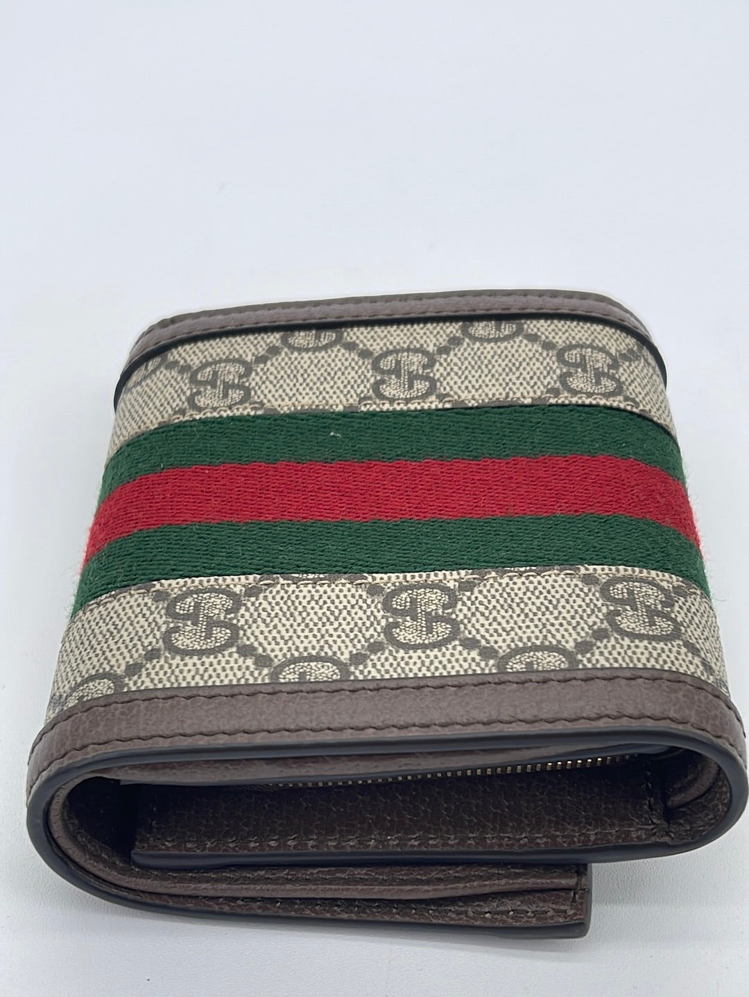 Preloved Gucci Supreme GG Ophidia Card Case Wallet 5986622184 052323