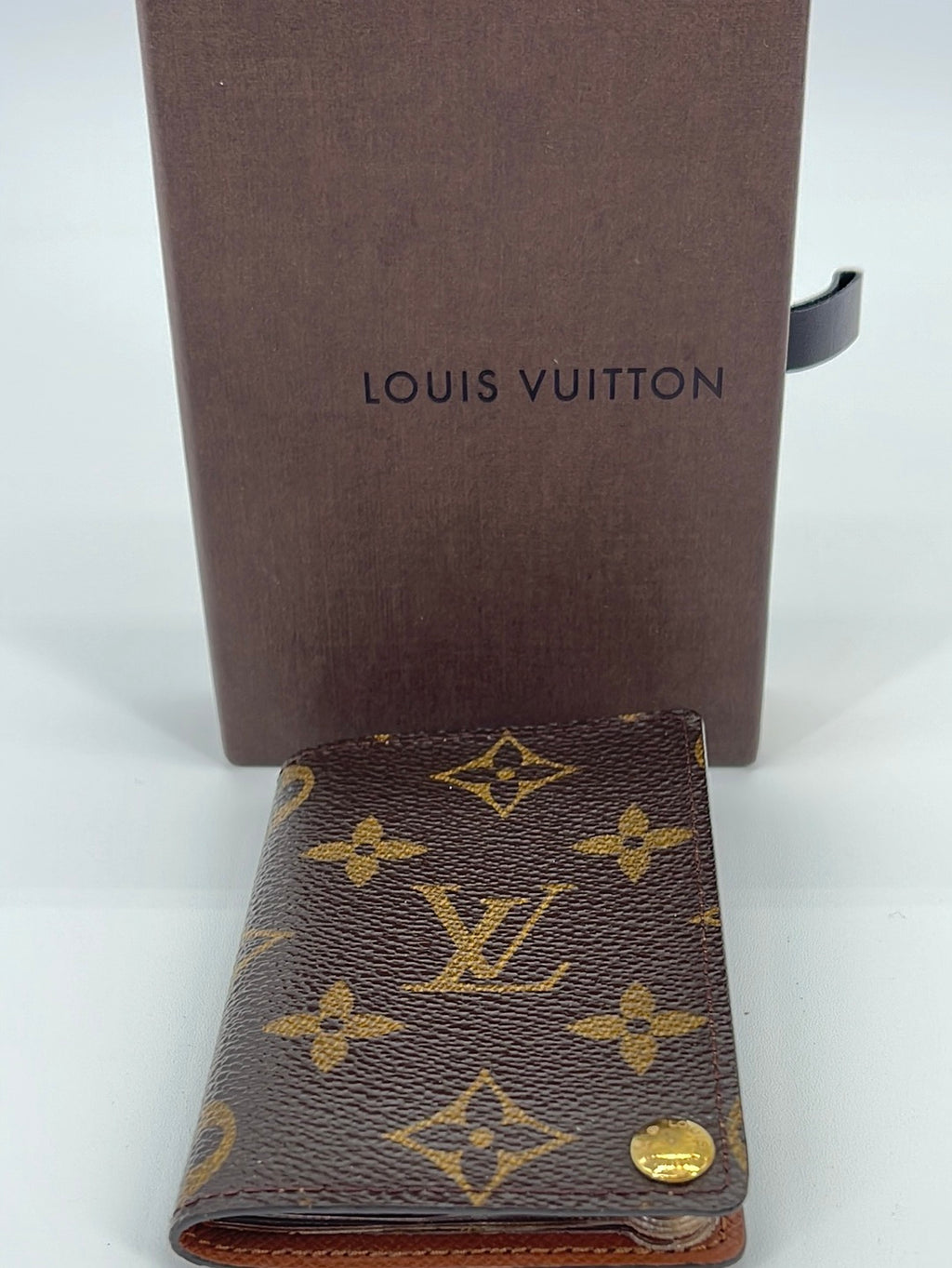 Preloved Louis Vuitton Monogram Canvas Porte cartes Pression Card Case BU0044 092923
