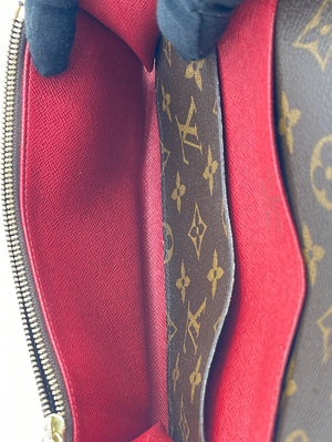 Louis Vuitton Monogram Red Interior Emilie Wallet – The Don's Luxury Goods