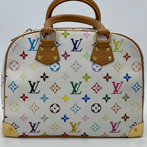 Louis Vuitton 2005 Pre-owned Monogram Multicolour Trouville Handbag - White