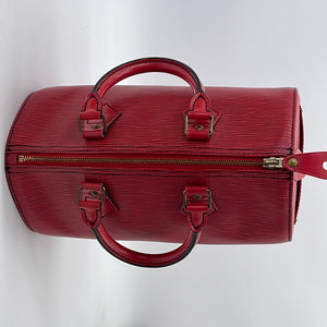 Louis Vuitton Red Epi Speedy 30 QJB0FZLRRB001