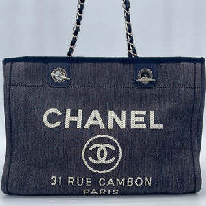 chanel canvas deauville large tote bags