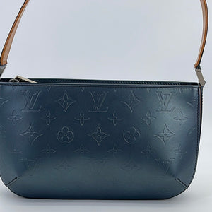 Louis+Vuitton+Mat+Fowler+Shoulder+Bag+Purple+Leather for sale