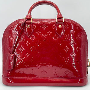 Louis vuitton Used handbags Amarante Monogram Vernis Alma PM