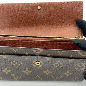 Louis Vuitton, Bags, Authentic Louis Vuitton Monogram Long Sarah Wallet