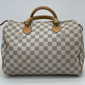 Authentic Louis Vuitton Damier Azur Speedy 30 Handbag FREE S/H OF