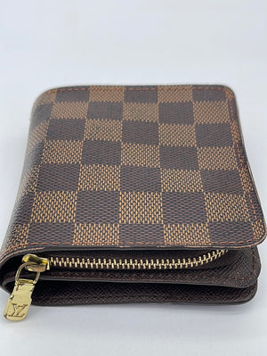 Preloved Louis Vuitton Damier Ebene Compact Zip Bifold Wallet CA0075 0 –  KimmieBBags LLC