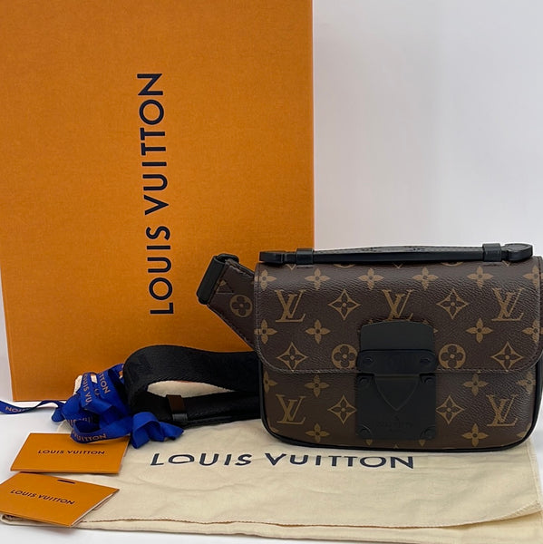 GIFTABLE PRELOVED Louis Vuitton Macassar Monogram S Lock Sling Bag