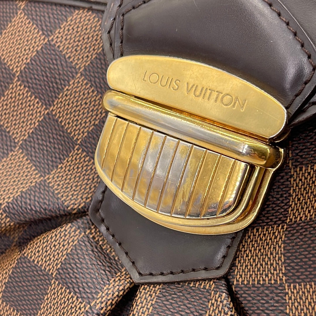 Louis Vuitton Sistina GM Damier Ebene Handbag