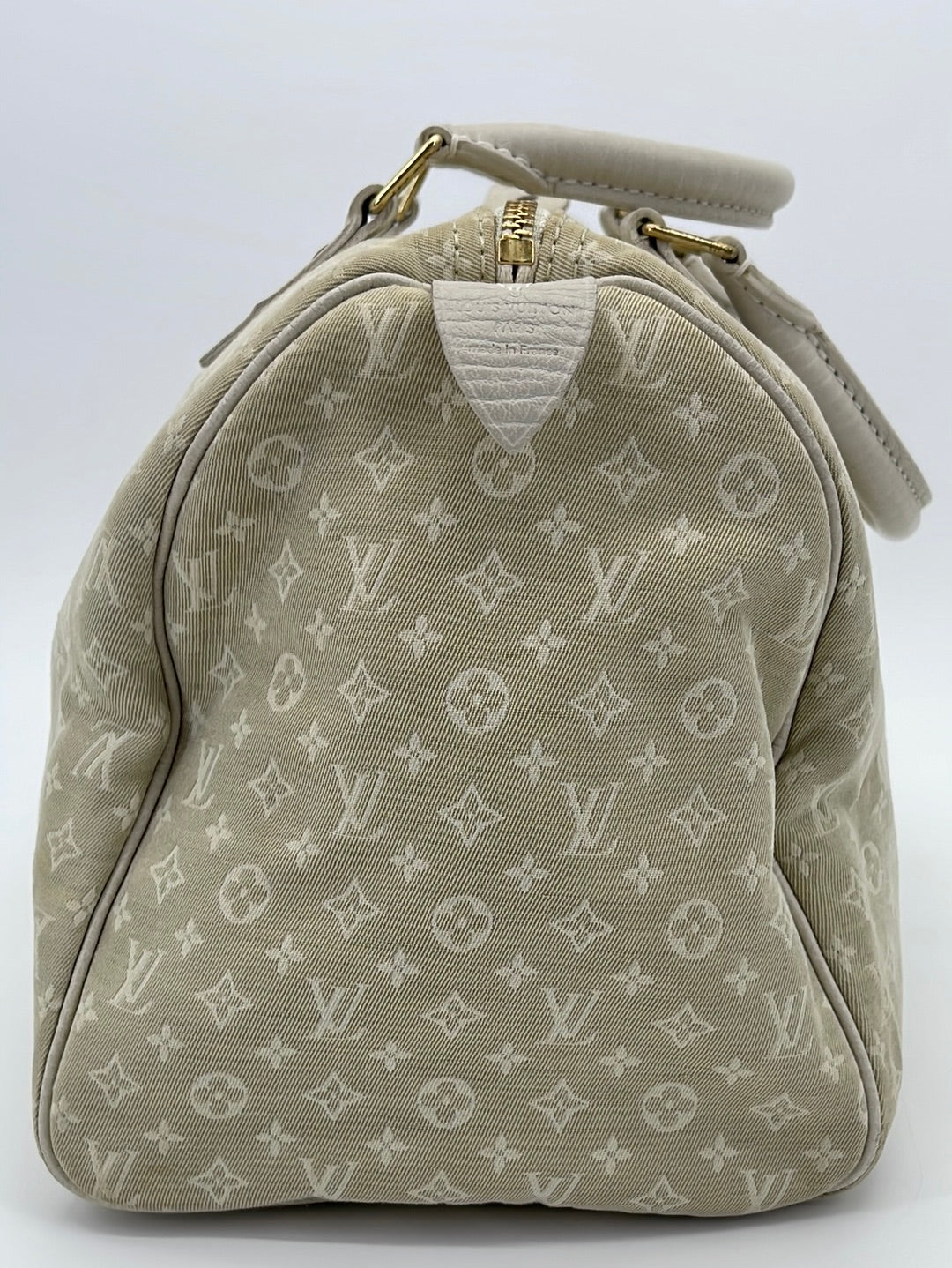 Louis Vuitton Limited Edition Mini Lin Speedy Bandouliere Denim