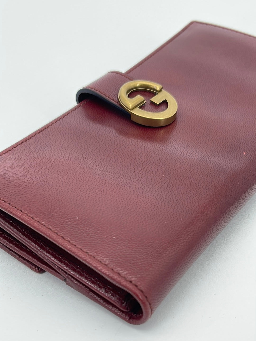 Gucci GG Interlocking Continental Leather Wallet