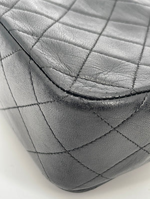 Vintage Chanel Jumbo Single Flap Bag Caramel Lambskin Black Hardware –  Madison Avenue Couture