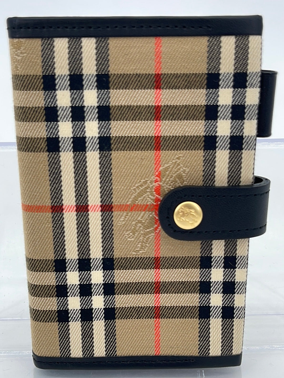 Authentic Burberry Wallet  Burberry wallet, Leather checkbook wallet,  Wallet