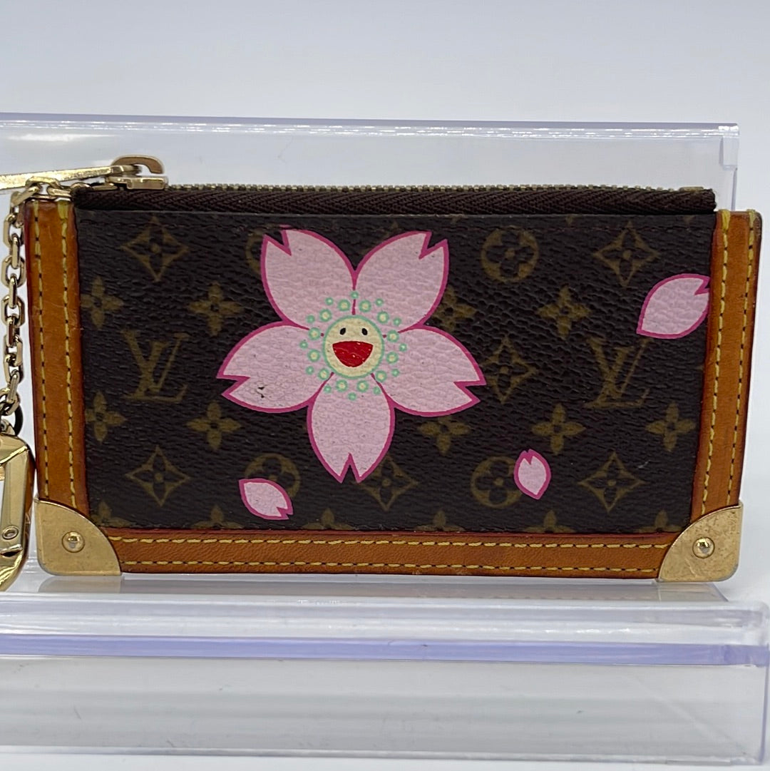 PRELOVED Louis Vuitton Cherry Blossom Coin Key Pouch CA0033 060223
