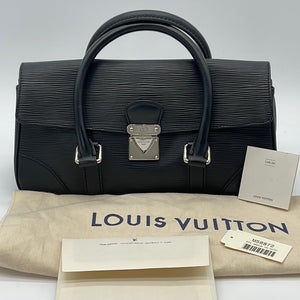 Louis Vuitton - Metallic Silver Epi Leather Zip Portfolio Document Holder
