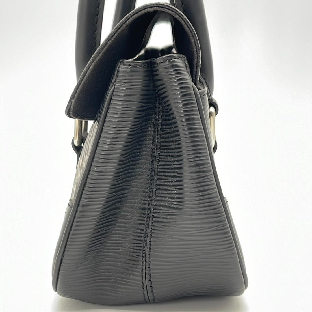 Authenticated used Louis Vuitton Louis Vuitton Saint Tropez Shoulder Bag M5246d EPI Leather Mocha, Adult Unisex, Size: (HxWxD): 27cm x 30cm x 3cm /