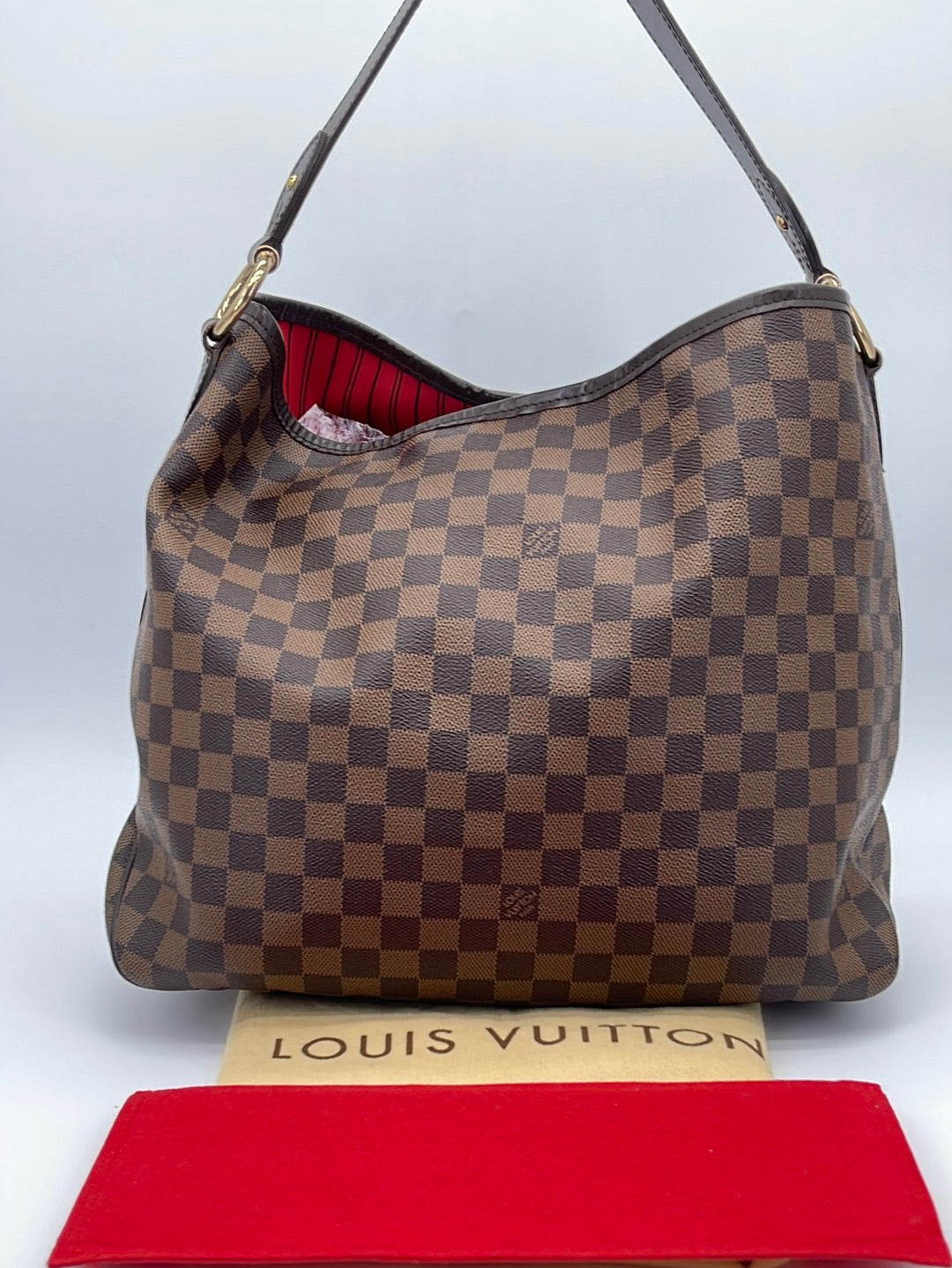 Preloved Louis Vuitton Damier Ebene Delightful MM Shoulder Bag SD2187 –  KimmieBBags LLC