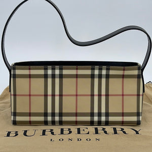 Preloved Burberry House Check Canvas Shoulder Bag KYVVWQC 051223