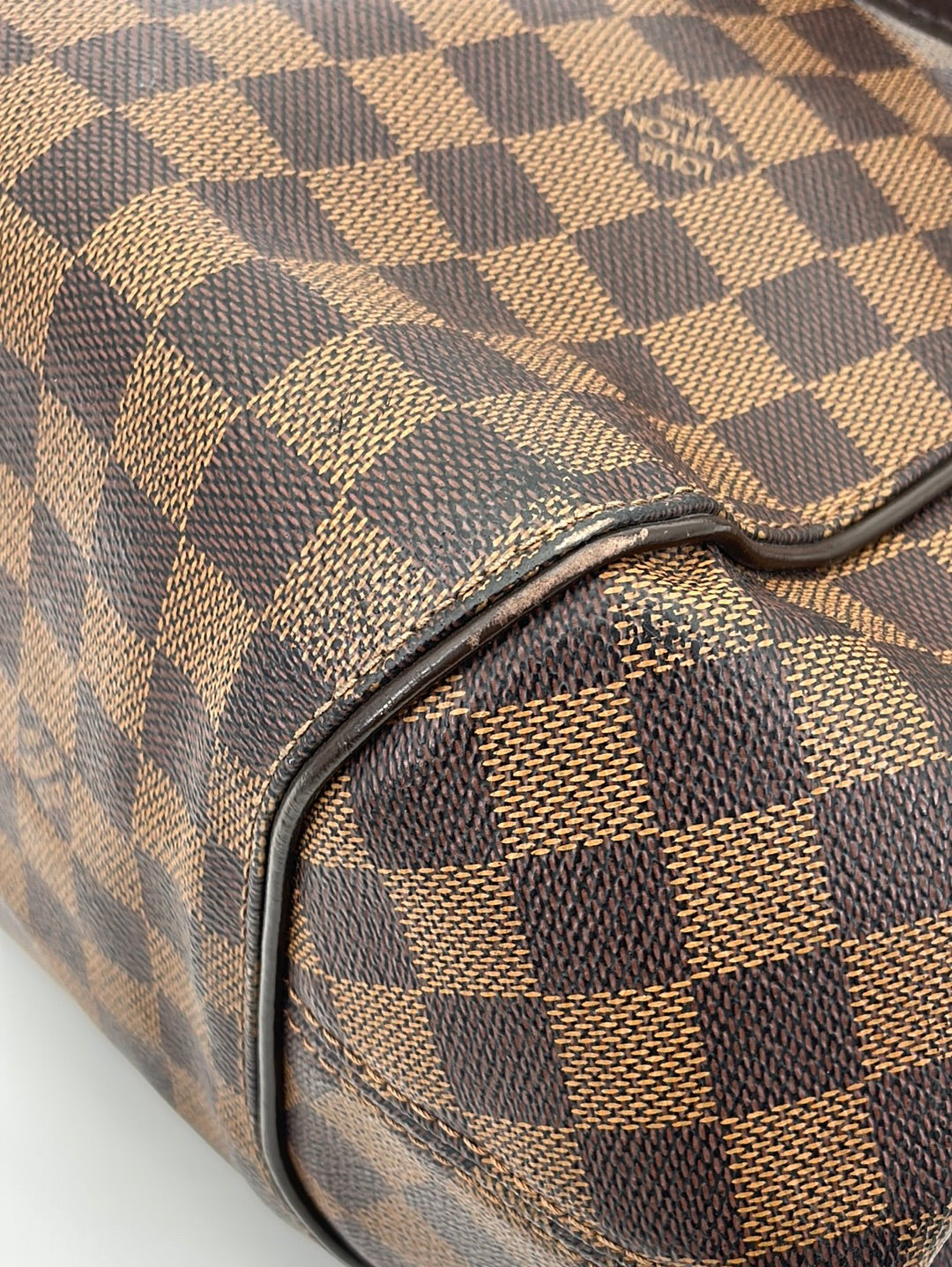 RDC12638 Authentic Louis Vuitton Damier Ebene Sistina Shoulder Bag