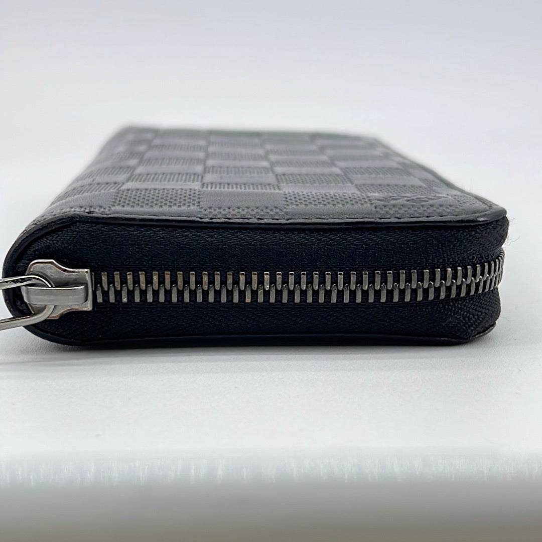 Louis Vuitton Zippy Wallet Crocodile Black Zip Long Wallet Long