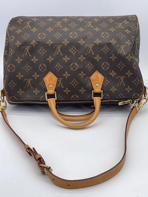 PRELOVED Louis Vuitton Monogram Speedy 35 Bandolier Bag RI3165 071923