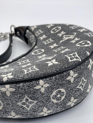 Louis Vuitton Monogram Denim Loop w/ Strap - Black Crossbody Bags