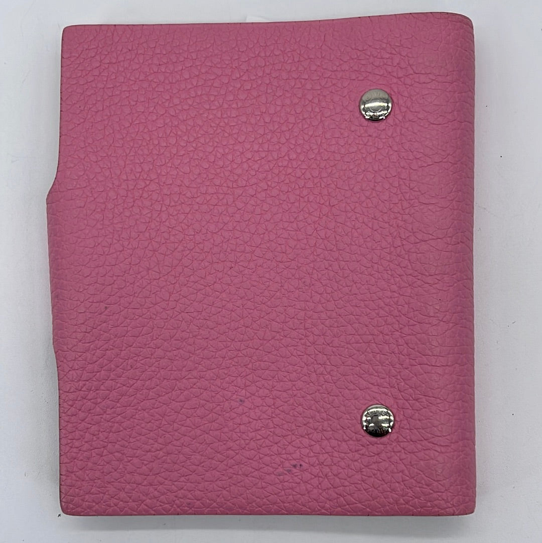 Preloved Hermes Pink Ulysses Taurillon Clemence Leather Agenda / Day Planner BH2CRM9 072623