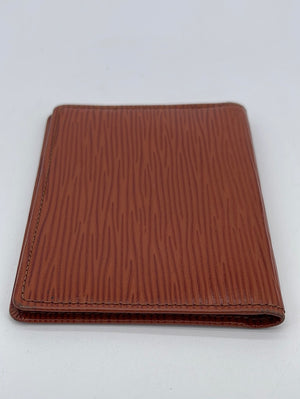 Vintage Louis Vuitton Men's Brown Epi Canvas Leather Slim ID Holder MI0994 060223