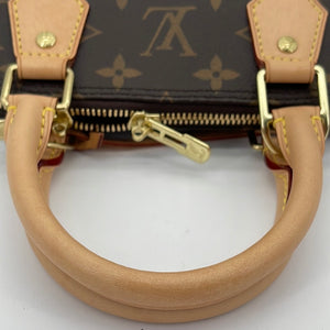 Preloved Louis Vuitton Alma BB Monogram Handbag with Crossbody Strap 3 –  KimmieBBags LLC